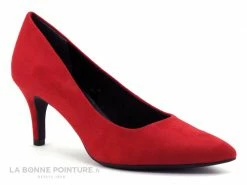 Sortie ❤️ Femme Marco Tozzi 2-22452-31 Red - Escapin Rouge - Talon Fin ?