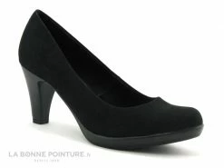 Promo ? Femme Marco Tozzi 2-22411-26 Black - Velours - Escarpin Talon Haut ? -Mustang Shop unnamed file 1140