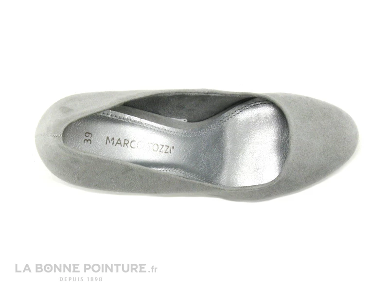 Bon marché ? Femme Marco Tozzi 2-22441-30 Grey - Escarpin Gris Talon Haut ? 6 Bon marché ? Femme Marco Tozzi 2-22441-30 Grey - Escarpin Gris Talon Haut ? – Image 6