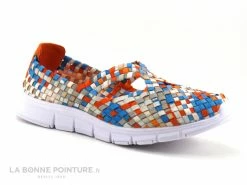 Meilleure affaire ? Moran's Morans KUBOKA Orange Turquoise - Basket Elastique Femme ❤️ -Mustang Shop unnamed file 125