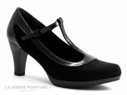 Bon marché ⌛ Femme Marco Tozzi 2-24411-21 Noir - Bride Salome - Escarpin Talon Haut ?