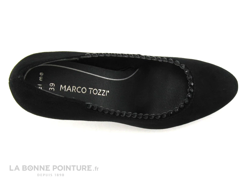Bon marché ? Femme Marco Tozzi 2-22409-21 Black - Perles Noires Pourtour - Escarpin ? 6 Bon marché ? Femme Marco Tozzi 2-22409-21 Black - Perles Noires Pourtour - Escarpin ? – Image 6