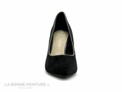 Promo ? Femme Enza Nucci QL3304 - Noir - Perles Argents - Escarpin Talon Aiguille ? -Mustang Shop unnamed file 1290