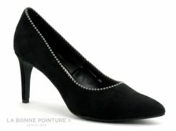 Promo ? Femme Enza Nucci QL3304 - Noir - Perles Argents - Escarpin Talon Aiguille ? -Mustang Shop unnamed file 1293