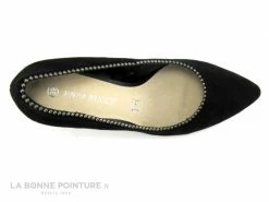 Promo ? Femme Enza Nucci QL3304 - Noir - Perles Argents - Escarpin Talon Aiguille ? -Mustang Shop unnamed file 1294