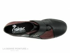 Les meilleures critiques de ? Femme Rieker 47161-00 - Escarpin Avec Bride Velcro - Noir Et Bordeaux ? -Mustang Shop unnamed file 1378