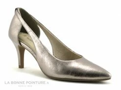 Coupon ? Femme Marco Tozzi 2-22444-22 Pewter - Escarpin Bronze Metal ?