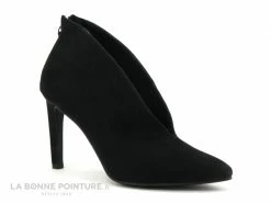 Bon marché ? Femme Marco Tozzi 2-25019-27 Black - Escarpin Montant Talon Haut - Zip ?