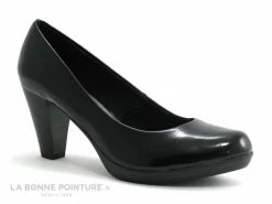 Sortie ? Femme Marco Tozzi 2-22407-33 Black Patent - Escarpin Noir Verni ?