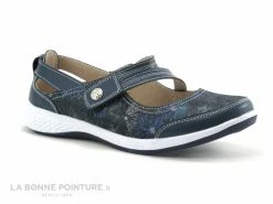 Tout neuf ? Sweet R MUT Marine Fleur - Ballerine Velcro Femme ? -Mustang Shop unnamed file 1774