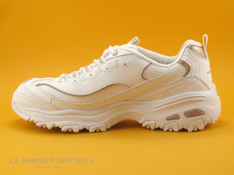 Budget ? Skechers Dlites Copper Divine - 13145 - Basket Blanche Femme ? 3 Budget ? Skechers Dlites Copper Divine - 13145 - Basket Blanche Femme ? – Image 3