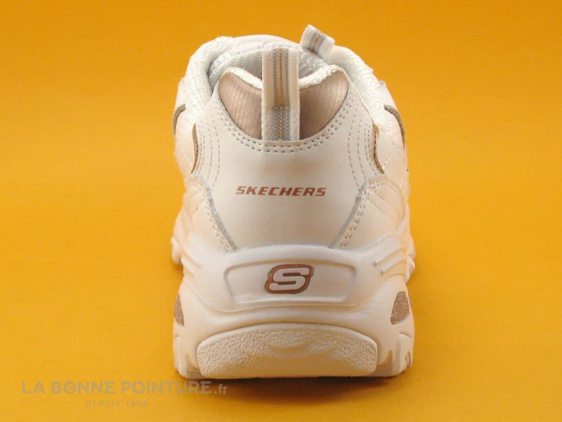 Budget ? Skechers Dlites Copper Divine - 13145 - Basket Blanche Femme ? 4 Budget ? Skechers Dlites Copper Divine - 13145 - Basket Blanche Femme ? – Image 4