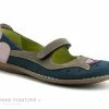 Promo ? Femme Jungla 4096 Bleu Rose Violet - Ballerine Velcro ❤️ -Mustang Shop unnamed file 1805