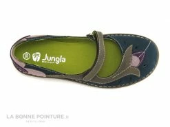 Promo ? Femme Jungla 4096 Bleu Rose Violet - Ballerine Velcro ❤️ -Mustang Shop unnamed file 1810