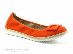 Grosses soldes ? Femme Dees ? Shoes MEDONI Orange - Rectangle Dessus - Ballerine ?
