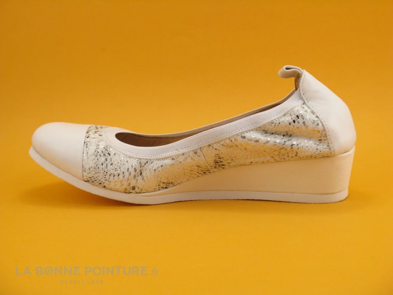 Le moins cher ? Femme Fugitive FAST Blanc - Ballerine Compensee ⭐ 3 Le moins cher ? Femme Fugitive FAST Blanc - Ballerine Compensee ⭐ – Image 3