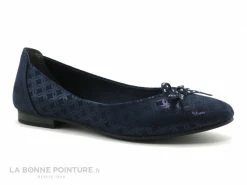De gros ? Femme Marco Tozzi 2-22103-20 Navy Metal - Ballerine ? -Mustang Shop unnamed file 1880