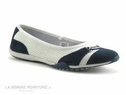 Tout neuf ? Femme Sweet R MATADORA Blanc - Bleu Marine - Ballerine Souple ?