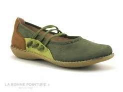 Coupon ? Femme Alce ? Shoes 8598 Kaki Pistache Marron - Ballerine ?