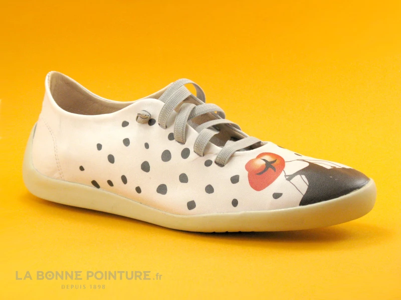 Coupon ? Alce ? Shoes 9235 - Blanc Noir - Femme Chapeau - Ballerine ? 5 Coupon ? Alce ? Shoes 9235 - Blanc Noir - Femme Chapeau - Ballerine ? – Image 5