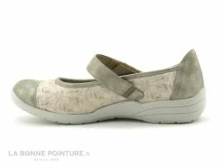 Bon marché ? Femme Remonte R7627-93 - Ballerine Beige Et Fleurie Avec Bride Velcro ? -Mustang Shop unnamed file 1935