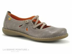 Remise ? Jungla 5120 Taupe - Ballerine Femme Cuir Beige ⭐