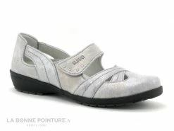 Coupon ⌛ Femme Suave LONDON 8061T Shark Powder - Ballerine Argent Avec Scratch ?