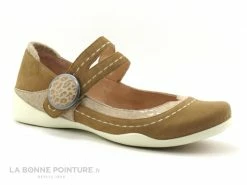 Vente flash ? Femme Fugitive NATUR LPINK11 Mastic Leo Beige - Ballerine Avec Bride ?