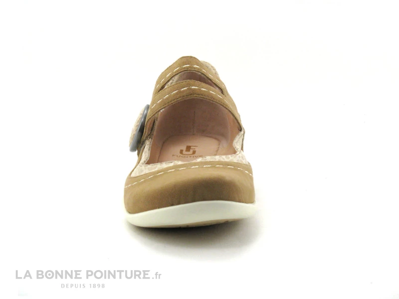 Vente flash ? Femme Fugitive NATUR LPINK11 Mastic Leo Beige - Ballerine Avec Bride ? 2 Vente flash ? Femme Fugitive NATUR LPINK11 Mastic Leo Beige - Ballerine Avec Bride ? – Image 2