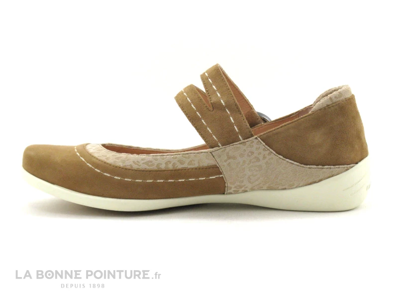 Vente flash ? Femme Fugitive NATUR LPINK11 Mastic Leo Beige - Ballerine Avec Bride ? 3 Vente flash ? Femme Fugitive NATUR LPINK11 Mastic Leo Beige - Ballerine Avec Bride ? – Image 3
