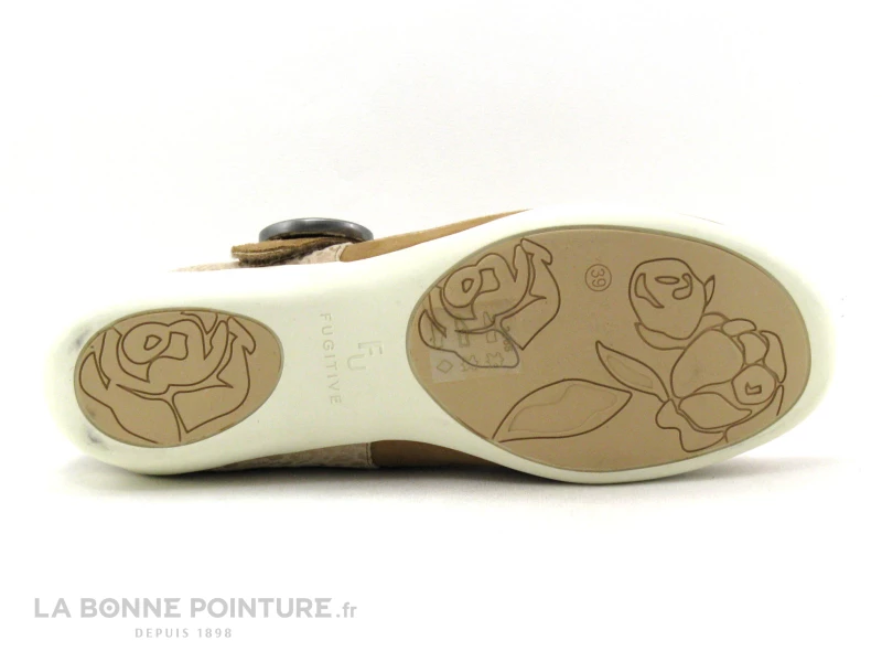 Vente flash ? Femme Fugitive NATUR LPINK11 Mastic Leo Beige - Ballerine Avec Bride ? 7 Vente flash ? Femme Fugitive NATUR LPINK11 Mastic Leo Beige - Ballerine Avec Bride ? – Image 7