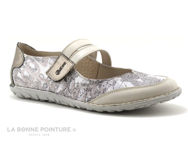 Budget ? Femme Alce ? Shoes 9166 - Beige - Imprime Noir Blanc Bone - Ballerine Velcro ? 1 Budget ? Femme Alce ? Shoes 9166 - Beige - Imprime Noir Blanc Bone - Ballerine Velcro ?