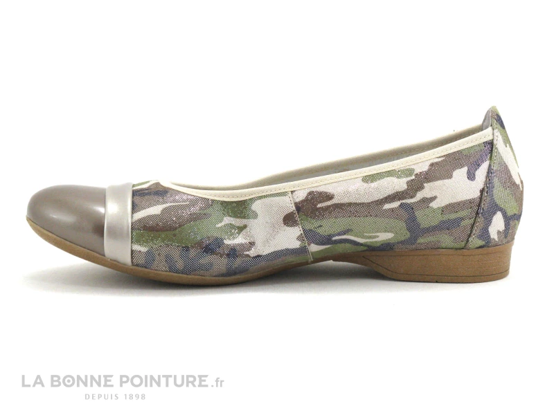 Le moins cher ? Inéa Femme INEA Isabeau Camouflage Kaki Marron - Ballerine ? 3 Le moins cher ? Inéa Femme INEA Isabeau Camouflage Kaki Marron - Ballerine ? – Image 3