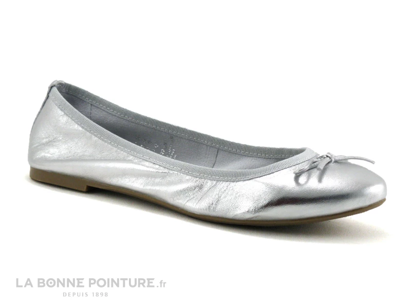 Bon marché ? Femme Marco Tozzi Premio 2-22122-22 Silver - Ballerine Cuir Argent ? 1 Bon marché ? Femme Marco Tozzi Premio 2-22122-22 Silver - Ballerine Cuir Argent ?
