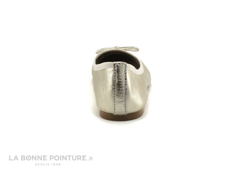 Remise ❤️ Femme Marco Tozzi Premio 2-22122-22 Platinium - Ballerine Cuir Or ? 4 Remise ❤️ Femme Marco Tozzi Premio 2-22122-22 Platinium - Ballerine Cuir Or ? – Image 4