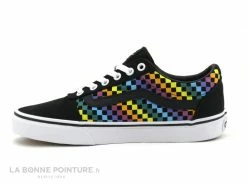 Meilleur prix ? Junior Vans WARD Rainbow Mini Check Noir - Basket Toile ? 9 Meilleur prix ? Junior Vans WARD Rainbow Mini Check Noir - Basket Toile ? -Mustang Shop unnamed file 2429