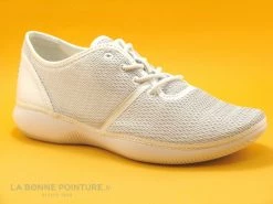 Budget ? Femme TBS JANNICE R7B73 Blanc Galet - Basket Maille ❤️