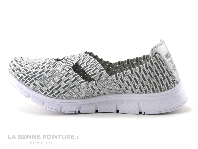 Budget ? Moran's Morans KADOUR Argent - Basket Elastique Femme ❤️ 2 Budget ? Moran's Morans KADOUR Argent - Basket Elastique Femme ❤️ – Image 2