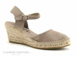 Meilleur prix ? La Maison De L'Espadrille Femme Maison Espadrille 610-1 Taupe - Nu-pieds Bout Ferme ? -Mustang Shop unnamed file 2593