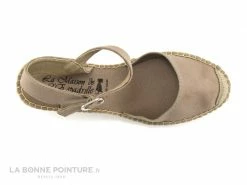 Meilleur prix ? La Maison De L'Espadrille Femme Maison Espadrille 610-1 Taupe - Nu-pieds Bout Ferme ? -Mustang Shop unnamed file 2594