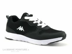 Sortie ⌛ Junior Kappa LOGO DELVIS Kid Black White - Chaussure Sport Jr ?