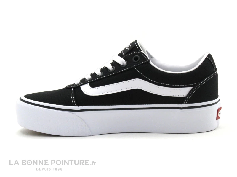 Le moins cher ⭐ Junior Vans WARD PLATFORM Black White - VN0A3TLC1871 - Basket Plateforme ? 3 Le moins cher ⭐ Junior Vans WARD PLATFORM Black White - VN0A3TLC1871 - Basket Plateforme ? – Image 3