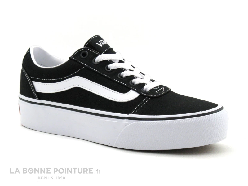 Le moins cher ⭐ Junior Vans WARD PLATFORM Black White - VN0A3TLC1871 - Basket Plateforme ? 5 Le moins cher ⭐ Junior Vans WARD PLATFORM Black White - VN0A3TLC1871 - Basket Plateforme ? – Image 5