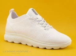 Top 10 ✔️ Geox SPHERICA - D15NUA - White - ? Sneakers Femme Blanches ?