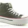 Promo ⌛ Femme Victoria 1061121 Kaki - Basket Montante Plateforme ? -Mustang Shop unnamed file 2673