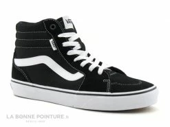 Nouveau ? Junior Vans FILMORE Hi - Suede Canvas - Basket Montante Noire ?