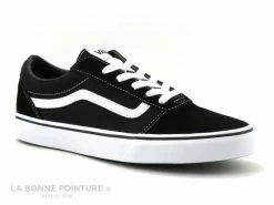 De gros ? Junior Vans WARD Black - White - VN0A38J9IJU1 - Basket Noire ?