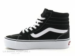 Vente flash ? Junior Vans FILMORE Hi Platfo Canvas Black - Basket Montante Plateforme ? -Mustang Shop unnamed file 3130