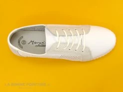 Vente flash ❤️ Moran's Morans Wasado Blanc Argent - Basket Cuir Femme ? -Mustang Shop unnamed file 3364