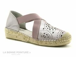Bon marché ⌛ Femme Fabiolas M105704 Rose Metallise - Espadrille Cuir Rose ?